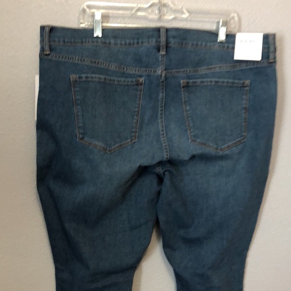 NEW Nine West Cigarette Mid Rise Skinny Modena Stretch Denim Jeans Women's 20W - Picture 10 of 16
